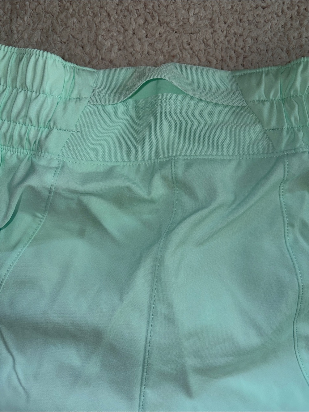 NWT Nike Women's One Dri-FIT Mid-Rise 3" Brief-Lined Shorts - Mint Foam - Picture 6 of 6